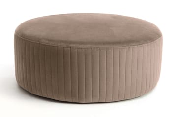 Larana Ottoman Rund - Beige - Møbler - Stole & lænestole - Taburet & skammel - Ottoman
