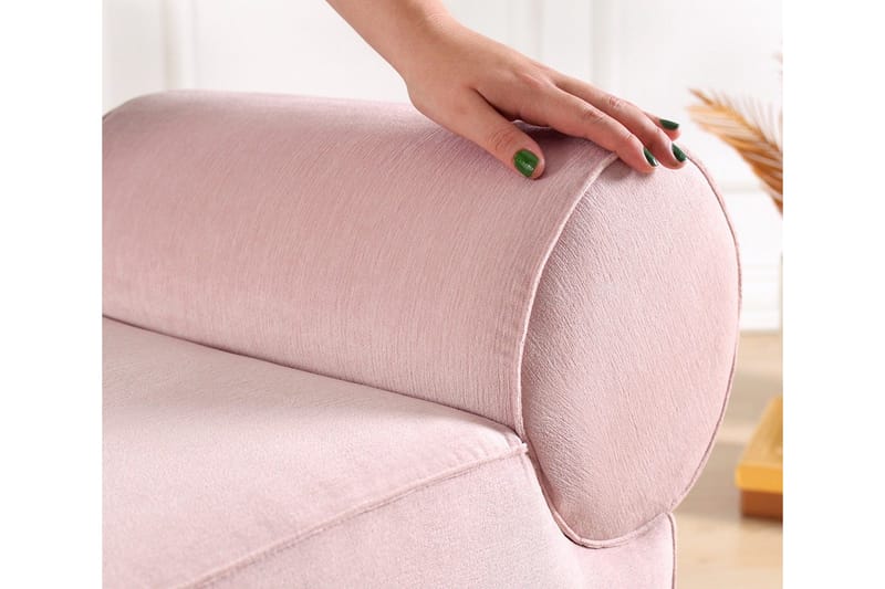 Linburg Puf 45 cm - Lyserød - Møbler - Stole & lænestole - Taburet & skammel - Ottoman