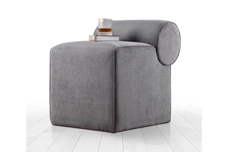 Linburg Puf 45 cm - Grå - Møbler - Stole & lænestole - Taburet & skammel - Ottoman