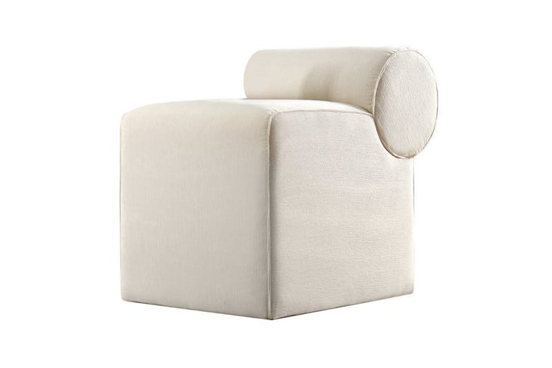 Linburg Puf 45 cm - Cream - Møbler - Stole & lænestole - Taburet & skammel - Ottoman