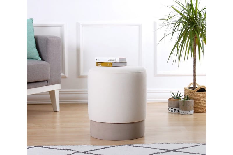 Lockport Siddepuf 38 cm - Beige - Møbler - Stole & lænestole - Taburet & skammel - Ottoman