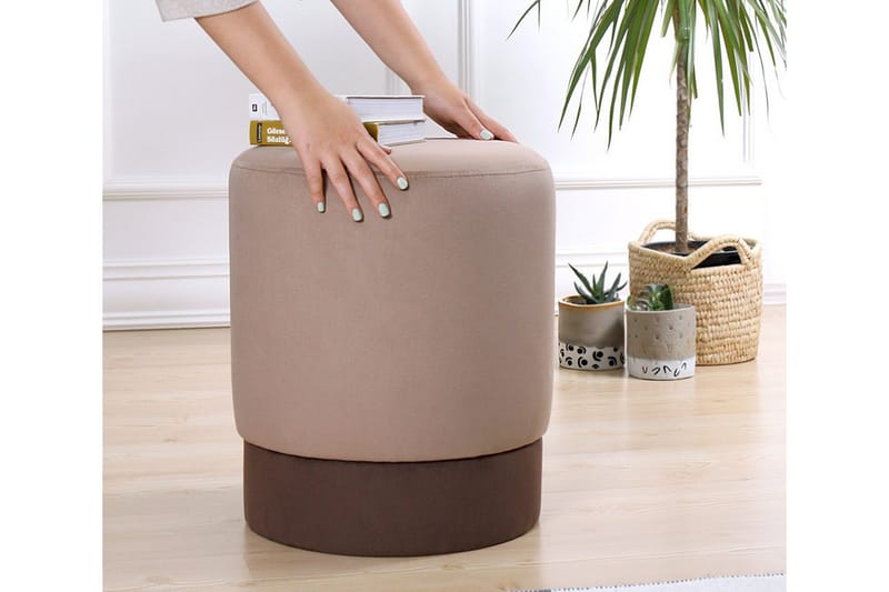 Lockport Siddepuf 38 cm - Brun - Møbler - Stole & lænestole - Taburet & skammel - Ottoman