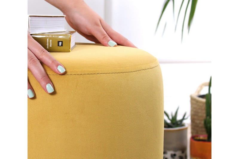Lockport Siddepuf 38 cm - Gul - Møbler - Stole & lænestole - Taburet & skammel - Ottoman