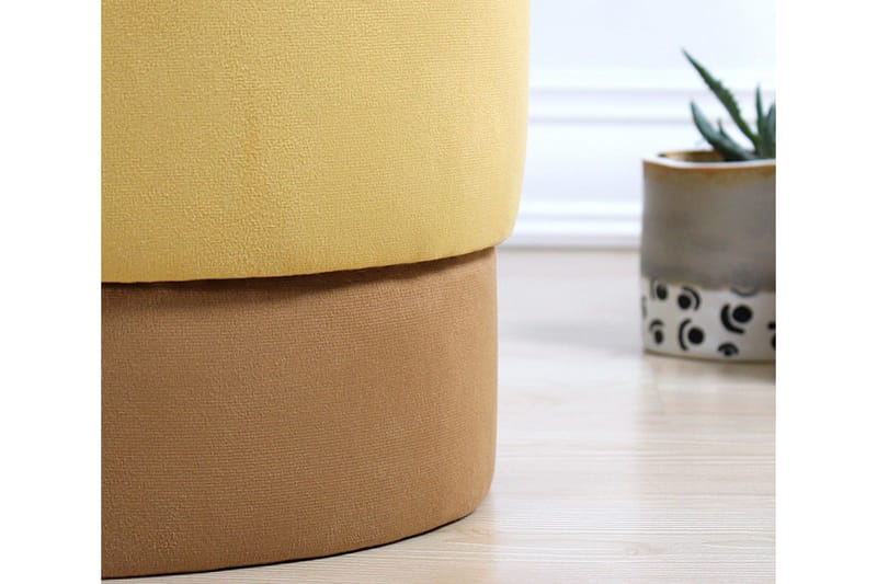 Lockport Siddepuf 38 cm - Gul - Møbler - Stole & lænestole - Taburet & skammel - Ottoman