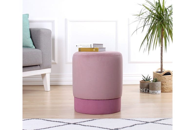Lockport Siddepuf 38 cm - Rosa - Møbler - Stole & lænestole - Taburet & skammel - Ottoman