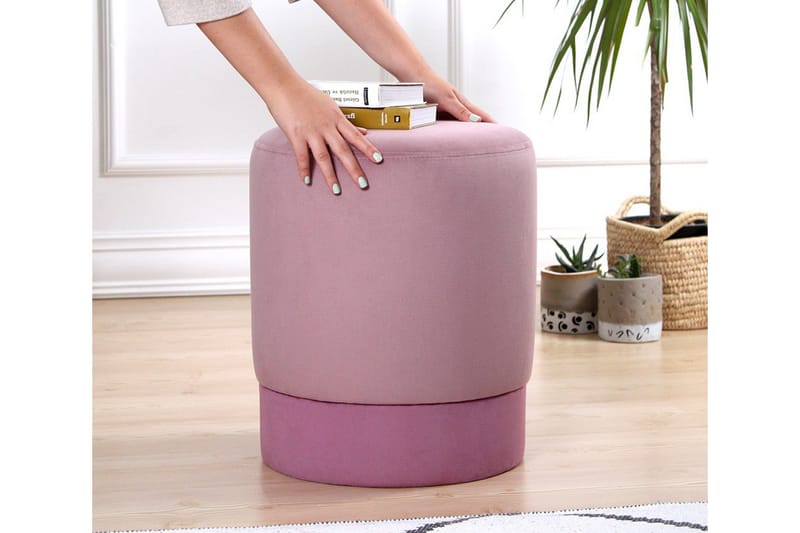 Lockport Siddepuf 38 cm - Rosa - Møbler - Stole & lænestole - Taburet & skammel - Ottoman