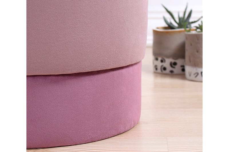 Lockport Siddepuf 38 cm - Rosa - Møbler - Stole & lænestole - Taburet & skammel - Ottoman