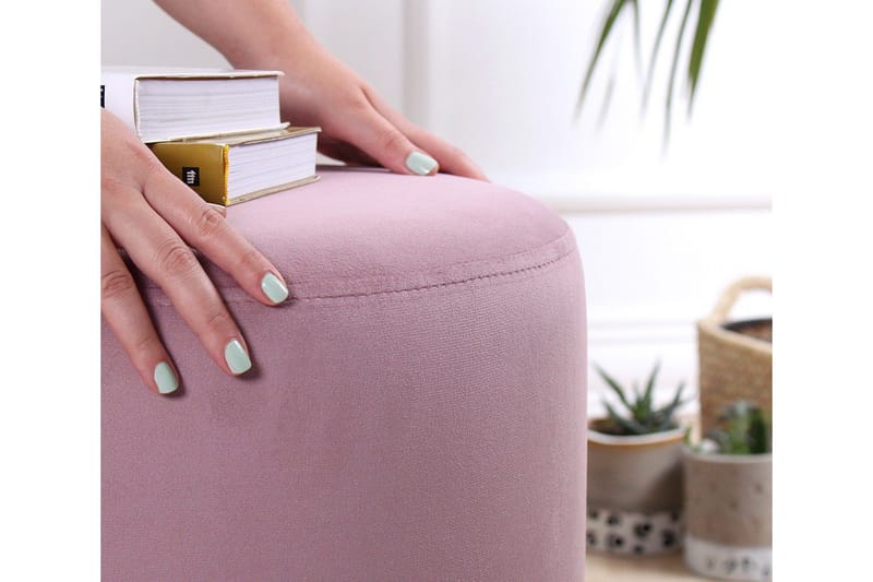 Lockport Siddepuf 38 cm - Rosa - Møbler - Stole & lænestole - Taburet & skammel - Ottoman