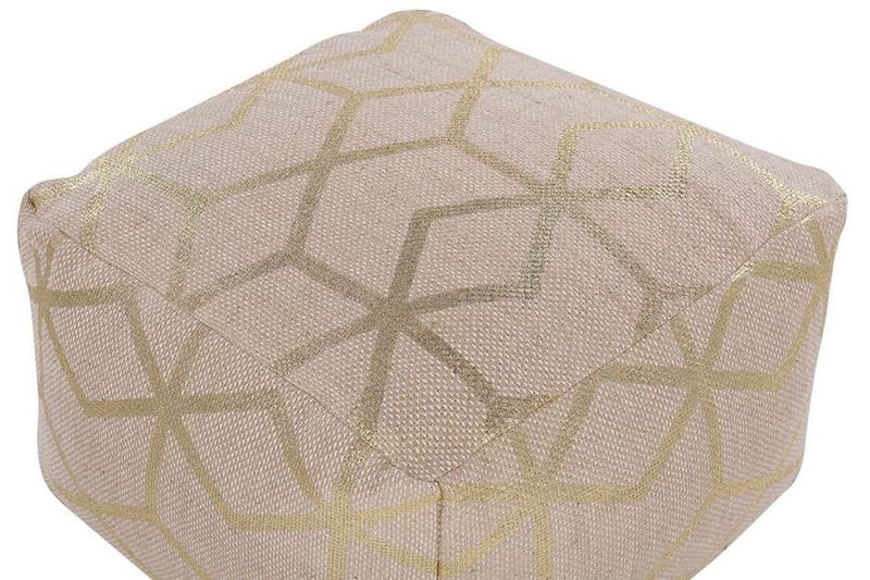 Mamalia Ottoman - Beige/Guld - Ottoman