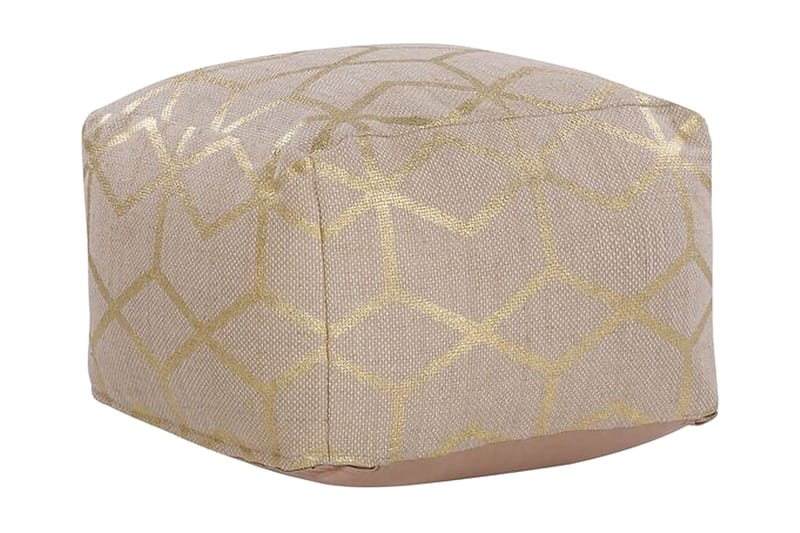 Mamalia Ottoman - Beige/Guld - Ottoman