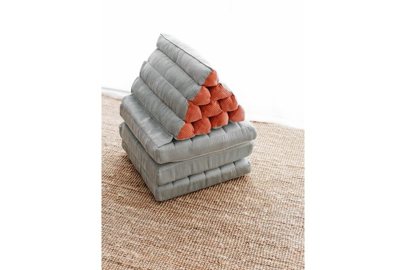 Mangeram Puf 154 cm - Blå - Møbler - Stole & lænestole - Taburet & skammel - Ottoman