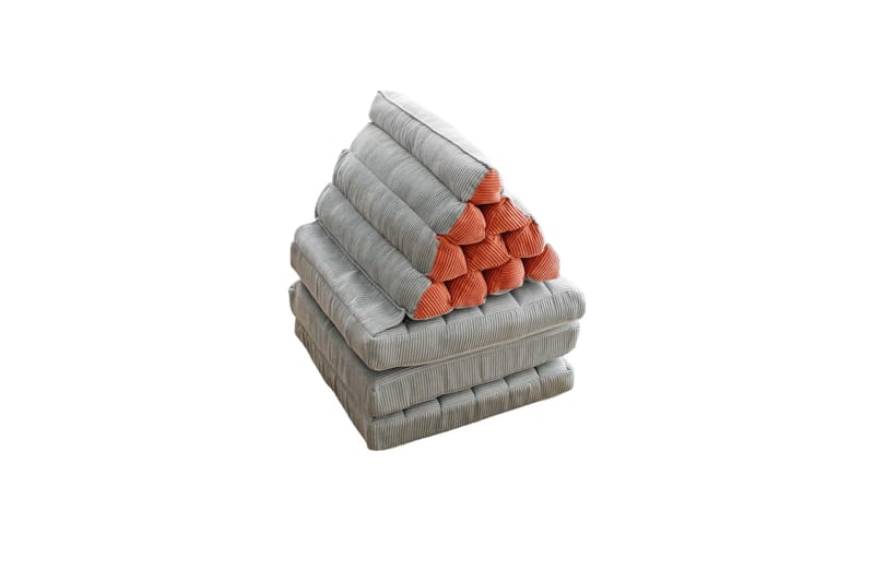 Mangeram Puf 154 cm - Blå - Møbler - Stole & lænestole - Taburet & skammel - Ottoman