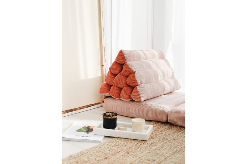 Mangeram Puf 154 cm - Lyserød - Møbler - Stole & lænestole - Taburet & skammel - Ottoman