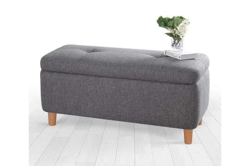 Mansi Puf 100 cm - Mørkegrå - Møbler - Stole & lænestole - Taburet & skammel - Ottoman