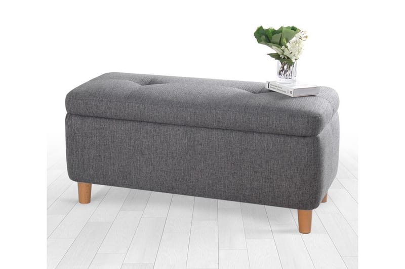 Mansi Puf 100 cm - Mørkegrå - Møbler - Stole & lænestole - Taburet & skammel - Ottoman