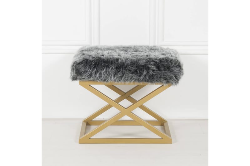Mantu Puf 50 cm - Grå - Møbler - Stole & lænestole - Taburet & skammel - Ottoman