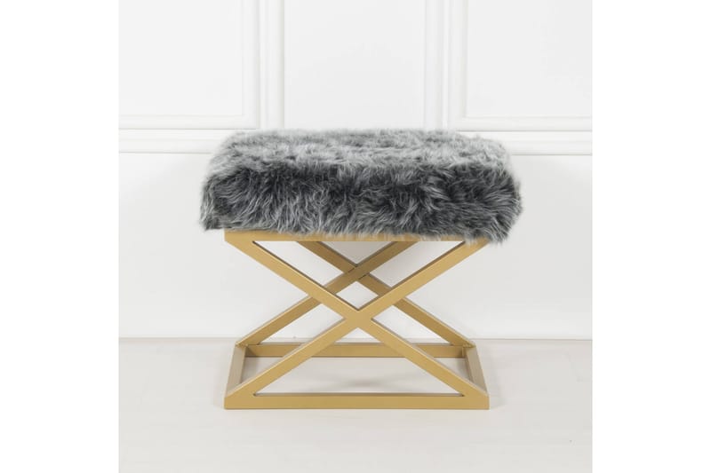 Mantu Puf 50 cm, Grå