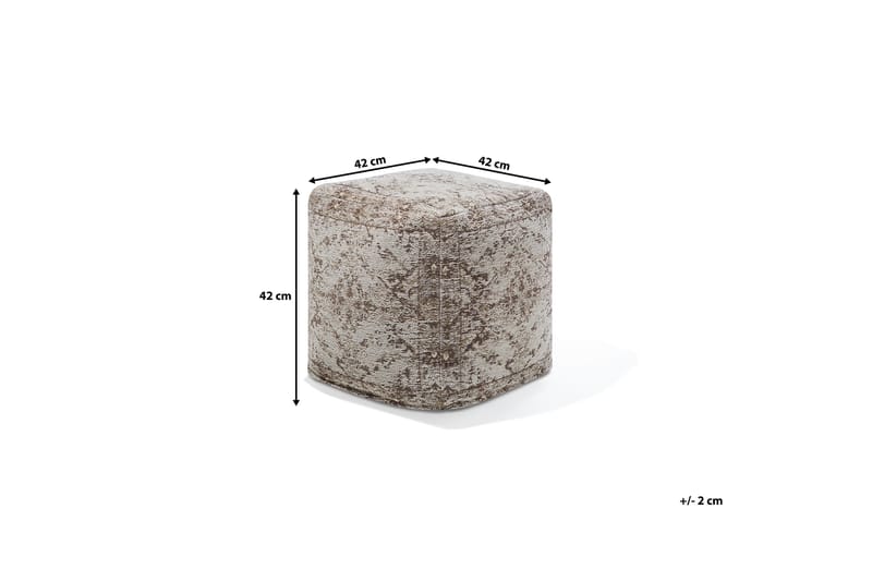 Meerut Ottoman 42 cm - Brun - Møbler - Stole & lænestole - Taburet & skammel - Ottoman