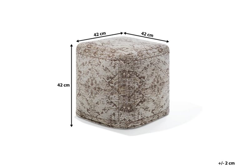 Meerut Ottoman 42 cm - Brun - Møbler - Stole & lænestole - Taburet & skammel - Ottoman
