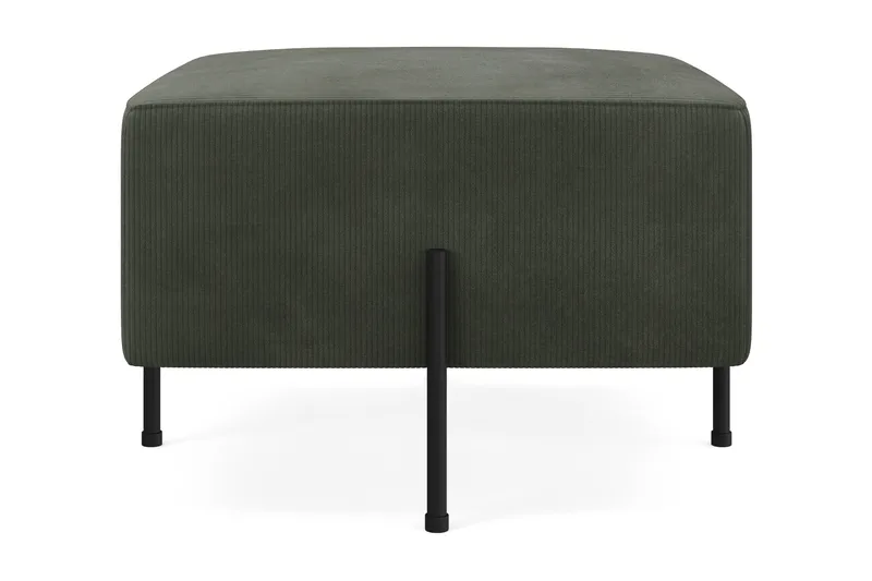 Menard Compact Sittpuff 60 cm Kvadratisk Scandi Days Fjord 79, Dark green Manchester, undefined