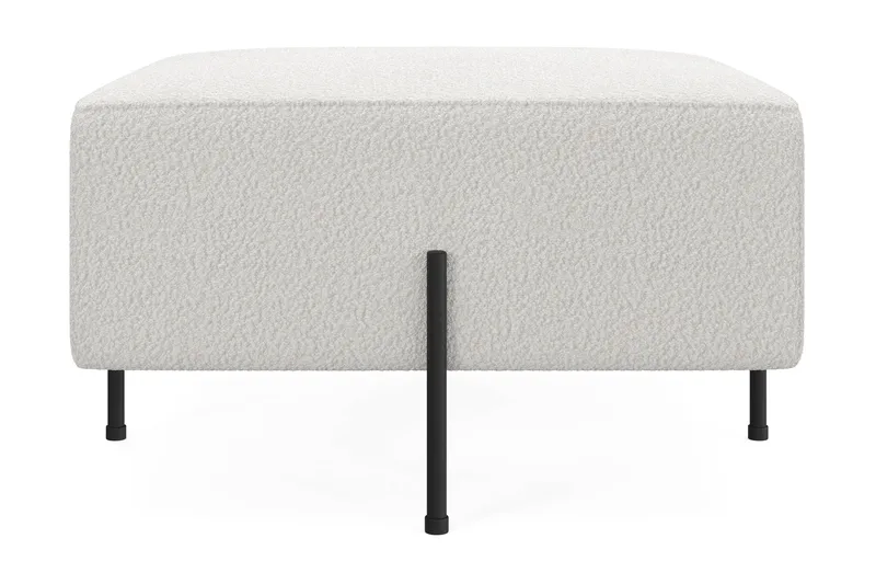 Menard Compact Puf 70 cm Kvadratisk - Hvid - Møbler - Stole & lænestole - Taburet & skammel - Ottoman