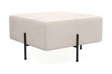 Menard Compact Puf 70 cm Kvadratisk - Beige - Møbler - Stole & lænestole - Taburet & skammel - Ottoman
