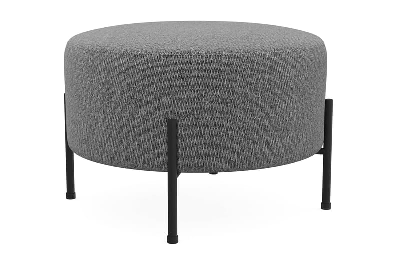 Menard Compact Puf Rund 60 cm - Mørkegrå - Møbler - Stole & lænestole - Taburet & skammel - Ottoman