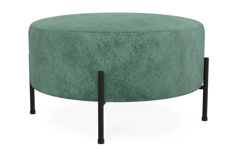 Menard Compact Puf Rund 70 cm - Grøn - Møbler - Stole & lænestole - Taburet & skammel - Ottoman