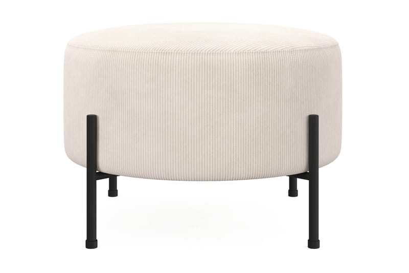 Menard Compact Puf Rund 60 cm - Beige - Møbler - Stole & lænestole - Taburet & skammel - Ottoman