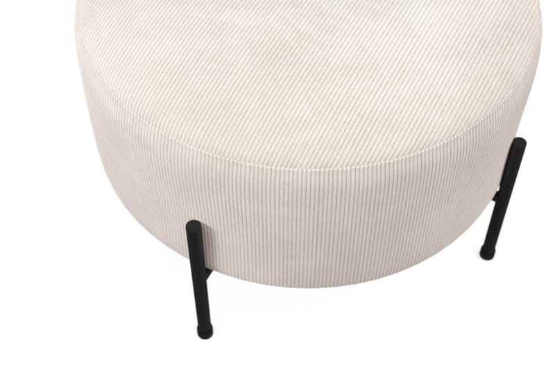 Menard Compact Puf Rund 60 cm - Beige - Møbler - Stole & lænestole - Taburet & skammel - Ottoman