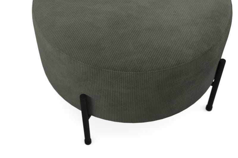 Menard Compact Puf Rund 60 cm - Mørkegrøn - Møbler - Stole & lænestole - Taburet & skammel - Ottoman