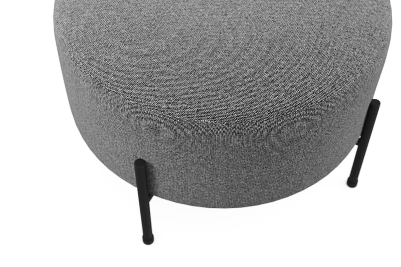 Menard Compact Puf Rund 60 cm - Mørkegrå - Møbler - Stole & lænestole - Taburet & skammel - Ottoman