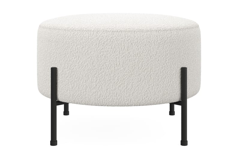 Menard Compact Puf Rund 60 cm - Hvid - Møbler - Stole & lænestole - Taburet & skammel - Ottoman