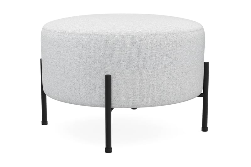 Menard Compact Puf Rund 60 cm - Lysegrå - Møbler - Stole & lænestole - Taburet & skammel - Ottoman