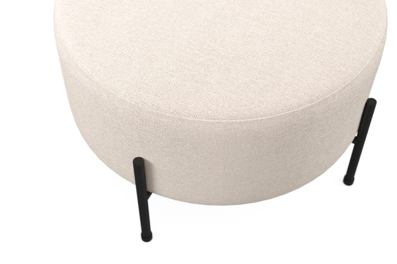 Menard Compact Puf Rund 60 cm - Beige - Møbler - Stole & lænestole - Taburet & skammel - Ottoman