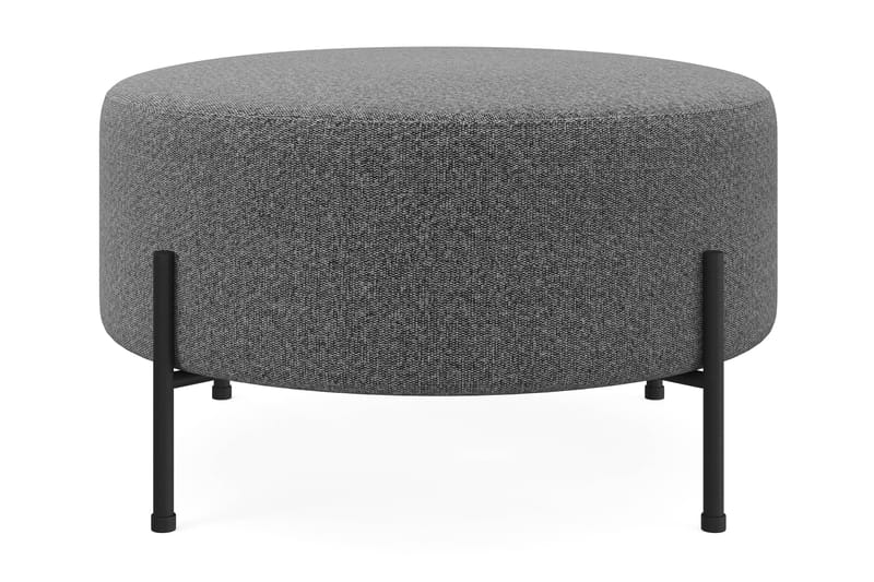 Menard Compact Puf Rund 70 cm - Mørkegrå - Møbler - Stole & lænestole - Taburet & skammel - Ottoman