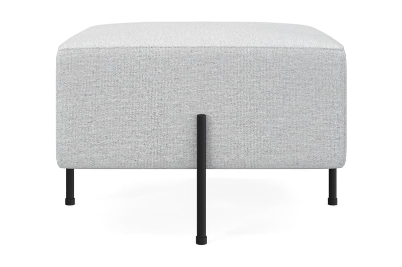 Menard Compact Puf 60 cm Kvadratisk - Lysegrå - Møbler - Stole & lænestole - Taburet & skammel - Ottoman
