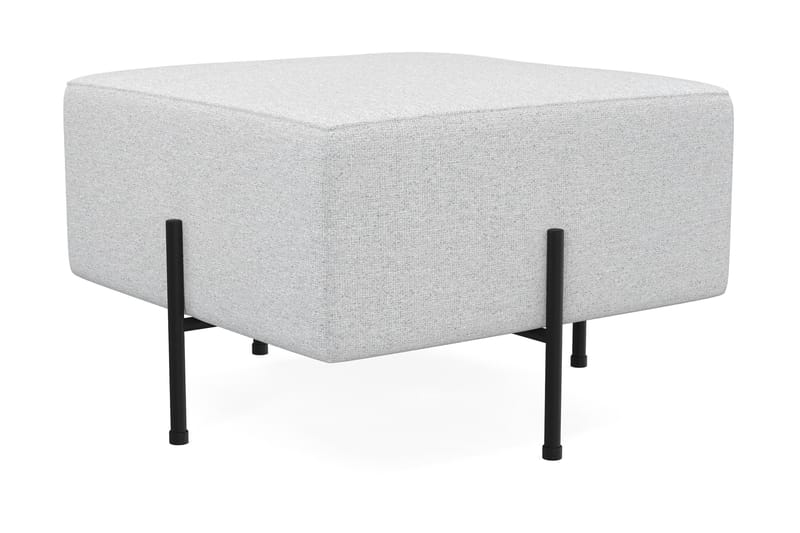 Menard Compact Puf 60 cm Kvadratisk - Lysegrå - Møbler - Stole & lænestole - Taburet & skammel - Ottoman