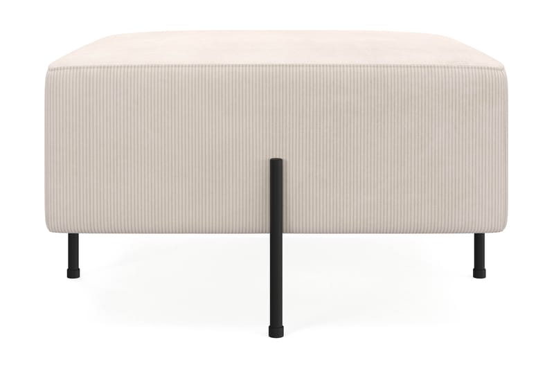 Menard Compact Puf 70 cm Kvadratisk - Beige - Møbler - Stole & lænestole - Taburet & skammel - Ottoman