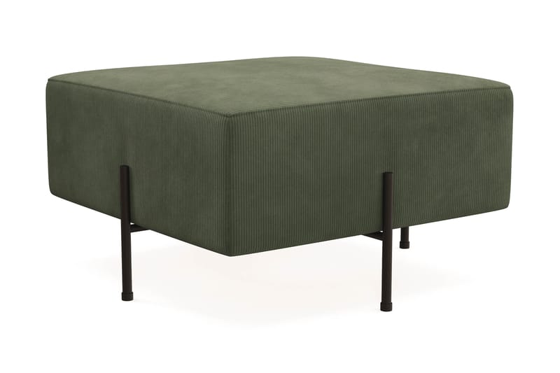 Menard Compact Puf 70 cm Kvadratisk - Grøn - Møbler - Stole & lænestole - Taburet & skammel - Ottoman