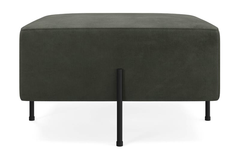 Menard Compact Puf 70 cm Kvadratisk - Mørkegrøn - Møbler - Stole & lænestole - Taburet & skammel - Ottoman
