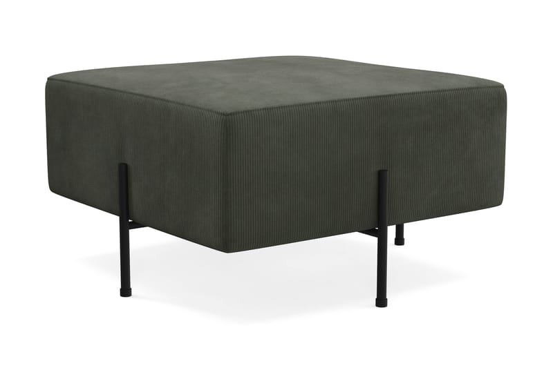 Menard Compact Puf 70 cm Kvadratisk - Mørkegrøn - Møbler - Stole & lænestole - Taburet & skammel - Ottoman
