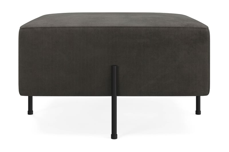Menard Compact Puf 70 cm Kvadratisk - Mørkegrå - Møbler - Stole & lænestole - Taburet & skammel - Ottoman