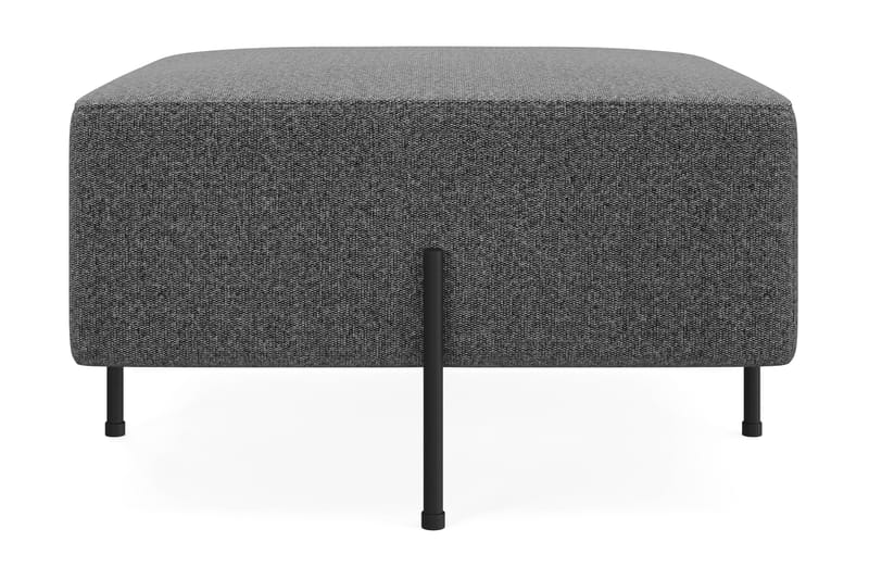 Menard Compact Puf 70 cm Kvadratisk - Mørkegrå - Møbler - Stole & lænestole - Taburet & skammel - Ottoman