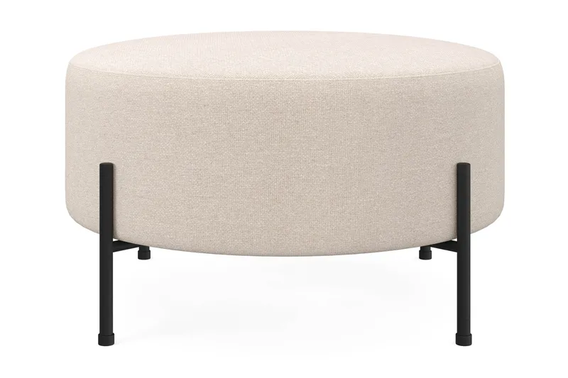 Menard Compact Puf Rund 70 cm, Beige