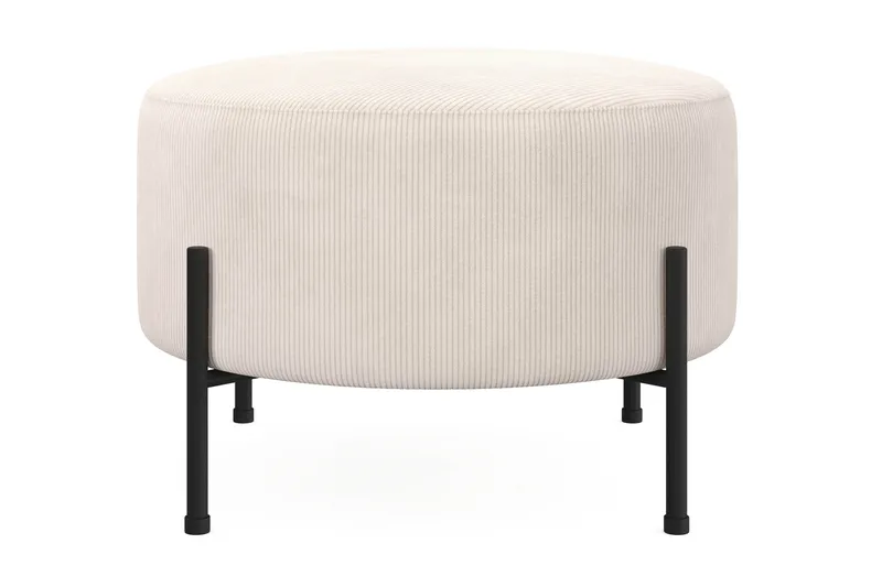 Menard Compact Puf Rund 60 cm, Beige