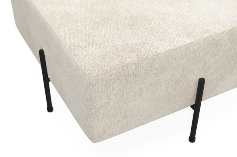 Menard Compact Puf 70 cm Kvadratisk - Hvid - Møbler - Stole & lænestole - Taburet & skammel - Ottoman