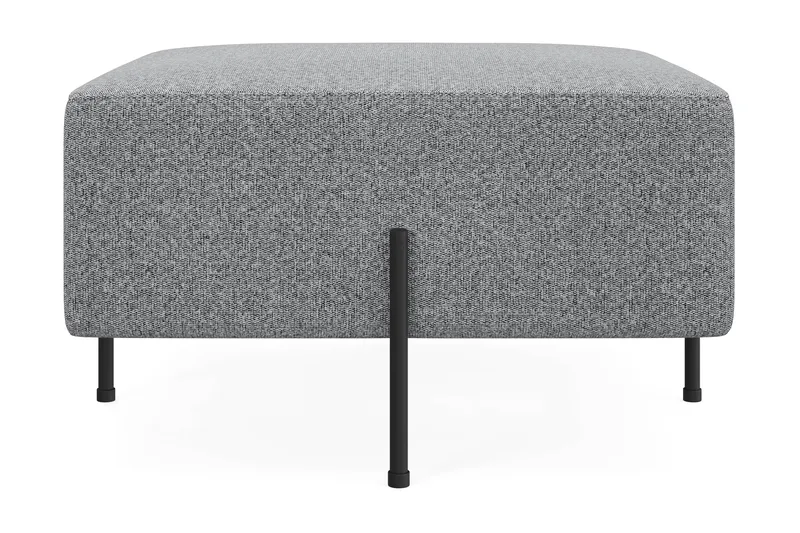 Menard Compact Puf 70 cm Kvadratisk - Grå - Møbler - Stole & lænestole - Taburet & skammel - Ottoman