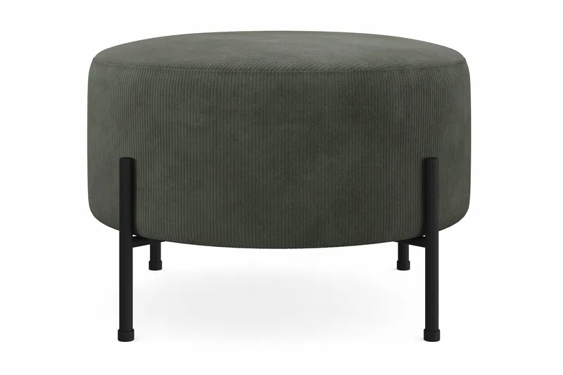 Menard Compact Puf Rund 60 cm, Mørkegrøn