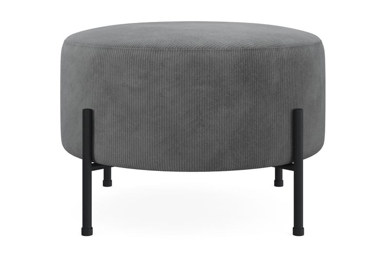 Menard Compact Puf Rund 60 cm - Grå - Møbler - Stole & lænestole - Taburet & skammel - Ottoman